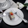 imageWDF 100 Piece Silver Plastic Spoons Disposable  693 Inch Baroque Silver Plastic Silverware for Dessert Cake  Heavy Duty Plastic Spoons for Party Wedding or Daily UsingSilver