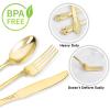 imageWDF 100 Piece Silver Plastic Spoons Disposable  693 Inch Baroque Silver Plastic Silverware for Dessert Cake  Heavy Duty Plastic Spoons for Party Wedding or Daily UsingGold