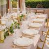 imageWDF 100PCS Ivory Plastic Plates with Gold Rim  Cream Plastic Plates  Include 50 Dinner ampamp 50 Dessert Fancy Disposable Plate for Party  Heavy Duty Beige Plate for WeddingBridal ShowersIvory