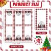 imageWDF 100Pack Colorful Christmas Hand Towels ampamp Napkins  3 Ply Disposable Tree Napkins With Merry Bright Colors for Bathroom ampamp Table DecorRed