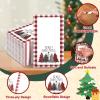 imageWDF 100Pack Colorful Christmas Hand Towels ampamp Napkins  3 Ply Disposable Tree Napkins With Merry Bright Colors for Bathroom ampamp Table DecorRed