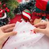 imageWDF 100Pack Gold Christmas Napkins Disposable  3ply Christmas Tree Paper Napkins Premium Quality Disposable Gold Napkins Party Dinner Napkins for Christmas Tableware DecorRed Tree