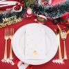imageWDF 100Pack Gold Christmas Napkins Disposable  3ply Christmas Tree Paper Napkins Premium Quality Disposable Gold Napkins Party Dinner Napkins for Christmas Tableware DecorGold Tree