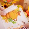 imageWDF 100Pack Gold Christmas Napkins Disposable  3ply Christmas Tree Paper Napkins Premium Quality Disposable Gold Napkins Party Dinner Napkins for Christmas Tableware DecorPumpkin