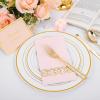 imageWDF 100Pack Gold Christmas Napkins Disposable  3ply Christmas Tree Paper Napkins Premium Quality Disposable Gold Napkins Party Dinner Napkins for Christmas Tableware DecorPink and Gold