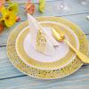 imageWDF 100Pack Pink Napkins Disposable3ply Pink Paper Napkins Gold Rim Premium QualityNapkins for Bridal ampamp Baby Shower WeddingWhite and Gold  150PCS