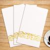 imageWDF 100Pack Pink Napkins Disposable3ply Pink Paper Napkins Gold Rim Premium QualityNapkins for Bridal ampamp Baby Shower WeddingWhite and Gold  150PCS