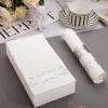 imageWDF 100Pack Pink Napkins Disposable3ply Pink Paper Napkins Gold Rim Premium QualityNapkins for Bridal ampamp Baby Shower WeddingWhite and Silver  150PCS