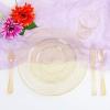 imageWDF 100pcs 12OZ Gold Cups  Disposable Gold Glitter Plastic Cups  Premium Wedding Cups  Party Cups for Thanksgiving ChristmasGold Glitter
