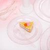 imageWDF 120PCS Plastic Christmas Plates White Silver Rim  Disposable Plates including 60PCS for Dinner 1025inch 60 SaladDessert Plates 75inch Heavy Duty WeddingRose Gold Glitter