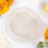 imageWDF 120PCS Plastic Christmas Plates White Silver Rim  Disposable Plates including 60PCS for Dinner 1025inch 60 SaladDessert Plates 75inch Heavy Duty WeddingGold Glitter