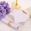 imageWDF 150Pack Baby Blue Paper Checkered Napkins  3 Ply Disposable Blue and White Gingham Napkins Guest Dinner Napkins Paper for Bathroom Picnic BBQ Birthday GraduationPurple Gingham  150PCS