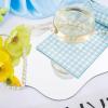 imageWDF 150Pack Baby Blue Paper Checkered Napkins  3 Ply Disposable Blue and White Gingham Napkins Guest Dinner Napkins Paper for Bathroom Picnic BBQ Birthday GraduationBaby Blue Gingham  150PCS