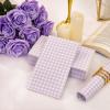 imageWDF 150Pack Baby Blue Paper Checkered Napkins  3 Ply Disposable Blue and White Gingham Napkins Guest Dinner Napkins Paper for Bathroom Picnic BBQ Birthday GraduationPurple Gingham  150PCS