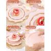 imageWDF 175Pcs Pink Plastic Plates  Pink and Gold Plates Disposable 25guest Plastic Dinnerware Ideal for Tea PartyBridal ShowerWeddingBaby ShowerBirtyday PartyPink