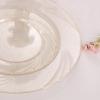 imageWDF 25 Guest Pink Plates with Pink Plastic SilverwareampampPink CupsNeon Clear Disposable Dinnerware include 50 Plates25Forks 25 Knives 25 Spoons25 Plastic Cups for Party and Baby ShowerGold