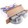 imageWDF 25 Guest Pink Plates with Pink Plastic SilverwareampampPink CupsNeon Clear Disposable Dinnerware include 50 Plates25Forks 25 Knives 25 Spoons25 Plastic Cups for Party and Baby ShowerSilver