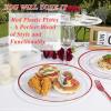imageWDF 25Pack Gold Charger Plates  12inch Clear Chargers with Gold Trim  Clear Plates Disposable for Dinner PartyWeddingBirthdayRed