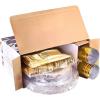 imageWDF 30Guest Clear and Gold Plastic Plates with Gold Plastic Silverware include 30 Dinner Plates30 Salad Plates30 Forks 30 Knives30 Spoons30 Cups for Weddings Parties