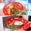imageWDF 50Pack Christmas Paper Plates  10quotx12quot Christmas Tree Plates Christmas Oval Paper Checkered Plates  Dinner Size Large Disposable Platter Heavy Duty for Happy Christmas ServingChristmas Trees