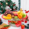 imageWDF 50Pack Christmas Paper Plates  10quotx12quot Christmas Tree Plates Christmas Oval Paper Checkered Plates  Dinner Size Large Disposable Platter Heavy Duty for Happy Christmas ServingChristmas Trees