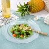 imageWDF 60pcs Clear Plastic Dessert Plates Disposable 75inch Small Disposable Clear CakeAppetizerDessert Plastic Plates for Wedding PartyClear