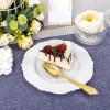 imageWDF 60pcs Clear Plastic Dessert Plates Disposable 75inch Small Disposable Clear CakeAppetizerDessert Plastic Plates for Wedding PartyWhite