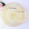 imageWDF Rose Gold Pink Plastic Plates with Pink Plastic Silverware include 40 Dinner ampamp Salad Plates 40Forks 40 Knives 40 Spoons for WeddingPartyGold Glitter