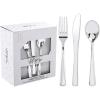 imageWDF 100 Piece Silver Plastic Spoons Disposable  693 Inch Baroque Silver Plastic Silverware for Dessert Cake  Heavy Duty Plastic Spoons for Party Wedding or Daily UsingSliver