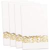 imageWDF 100Pack Pink Napkins Disposable3ply Pink Paper Napkins Gold Rim Premium QualityNapkins for Bridal ampamp Baby Shower WeddingWhite and Gold  150PCS