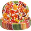 imageWDF 50Pack Christmas Paper Plates  10quotx12quot Christmas Tree Plates Christmas Oval Paper Checkered Plates  Dinner Size Large Disposable Platter Heavy Duty for Happy Christmas ServingMaple