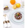 imageWDF 200pcs White Plastic Plates Disposable  Heavy Duty Plastic Plates for Party  Include 100 x 10quot Dinner Plate and 100 x 7quot DessertCake Plate  Ideal for WeddingsPartiesEventsBlue