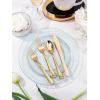 imageWDF 200pcs White Plastic Plates Disposable  Heavy Duty Plastic Plates for Party  Include 100 x 10quot Dinner Plate and 100 x 7quot DessertCake Plate  Ideal for WeddingsPartiesEventsBlue