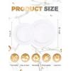 imageWDF 200pcs White Plastic Plates Disposable  Heavy Duty Plastic Plates for Party  Include 100 x 10quot Dinner Plate and 100 x 7quot DessertCake Plate  Ideal for WeddingsPartiesEventsWhite