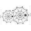 imageWDF 60Pieces Halloween Plates Disposable Plastic 180 Pieces Black and Gold Halloween Plastic Silverware