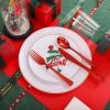 imageWDF 175Pcs Green Plastic Plates  Green Plates Disposable with Gold Rim  Christmas Plastic Plate  Fancy Disposable Dinnerware Sets 25 Guests Ideal for ChristmasPartyWeddingChristmas Tree