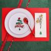 imageWDF 175Pcs Green Plastic Plates  Green Plates Disposable with Gold Rim  Christmas Plastic Plate  Fancy Disposable Dinnerware Sets 25 Guests Ideal for ChristmasPartyWeddingChristmas Tree