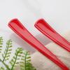 imageWDF 100 Pack Christmas Plastic Spoons  69 Inch Heavy Duty Red Disposable Plastic Spoons Modern Red Disposable Spoons Perfect for ChristmasRed