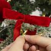 imageWDF 12PCS Velvet Brown Christmas Ornaments  Neutral Brown Ornaments 80mm 315inch Shatterproof Christmas Balls for Xmas Trees DecorationsRed