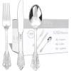 imageWDF 160 Piece Heavy Duty Silverware  Red Plastic Utensils with 80 Forks 40 Spoons 40 Knives  Perfect for Christmas Parties ampamp Daily UseSilver