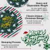 imageWDF 50 Pieces Plastic Christmas Plates  Red and White Plastic Plates with Christmas Tree include 25 Dinner Plates 25 Salad Plates  Red White Party Plastic Plates for Christmas WinterGreen Red  Stripe