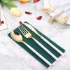 imageWDF 90Pieces Gold Plastic SilverwareGold Plastic Cutlery with White Handle Heavy Duty Thanksgiving Christmas Silverware Include 30Forks 30 Spoons 30 Knives for PartiesGold