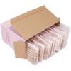 imageWDF 90Pieces Gold Plastic SilverwareGold Plastic Cutlery with White Handle Heavy Duty Thanksgiving Christmas Silverware Include 30Forks 30 Spoons 30 Knives for PartiesPink