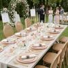 image:image175PCS Purple Plates Disposable  Lavender Plastic Plates 25Guests Plastic Dinnerware with Rolled Napkins for BirthdaySpringBaby ShowerEasterPink