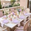 image:image175PCS Purple Plates Disposable  Lavender Plastic Plates 25Guests Plastic Dinnerware with Rolled Napkins for BirthdaySpringBaby ShowerEasterPurple