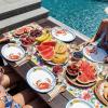 image:imageWDF 50Pack Lemon Oval Paper Plates  10x12 Heavy Duty Large Disposable Dinner Plates  Summer Lemon Serving Platters for BirthdayWeddingTea PartyBaby ShowerSummerCrab