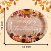 image:imageWDF 50Pack Lemon Oval Paper Plates  10x12 Heavy Duty Large Disposable Dinner Plates  Summer Lemon Serving Platters for BirthdayWeddingTea PartyBaby ShowerSummerPine Nut