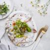 image:imageWDF 50Pack Lemon Oval Paper Plates  10x12 Heavy Duty Large Disposable Dinner Plates  Summer Lemon Serving Platters for BirthdayWeddingTea PartyBaby ShowerSummerDaisy