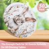 image:imageWDF 50Pack Lemon Oval Paper Plates  10x12 Heavy Duty Large Disposable Dinner Plates  Summer Lemon Serving Platters for BirthdayWeddingTea PartyBaby ShowerSummerDaisy
