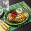 image:imageWDF 50Pack Lemon Oval Paper Plates  10x12 Heavy Duty Large Disposable Dinner Plates  Summer Lemon Serving Platters for BirthdayWeddingTea PartyBaby ShowerSummerSoccer
